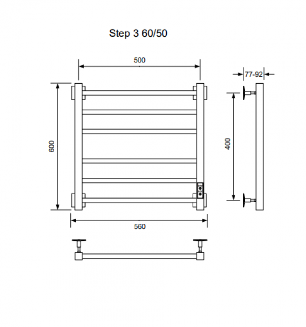 Полотенцесушитель STEP-3 60/50 U